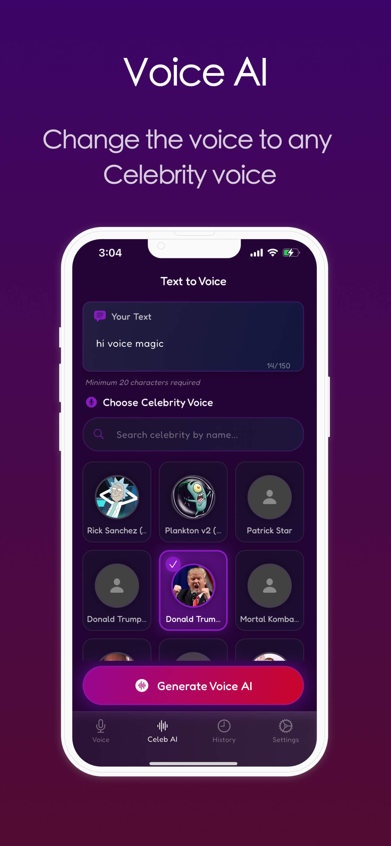 Voice Effects Library - Choose from dozens of effects